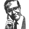 Bill Evans Postcard bnw