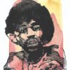 Jimi Hendrix Postcard color